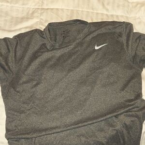 Nike Men's Charcoal Short Sleeve Tee